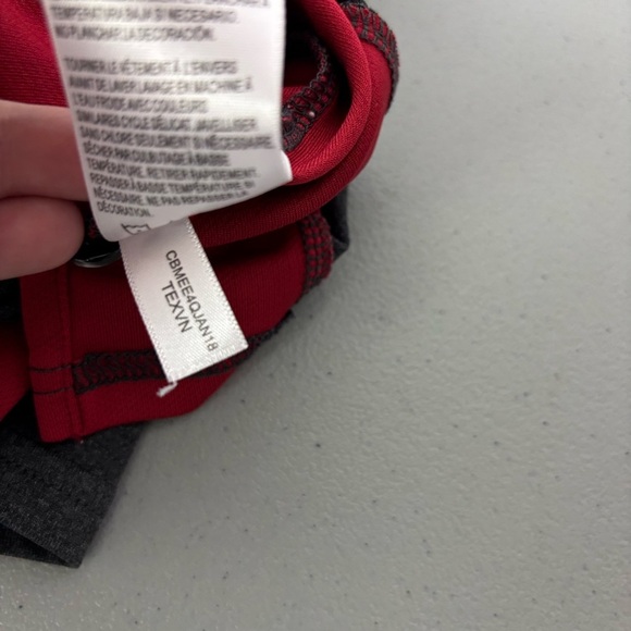 Champion Men's Large OU Oklahoma Sooners Short Sleeve Polo Gray Red - Picture 7 of 9